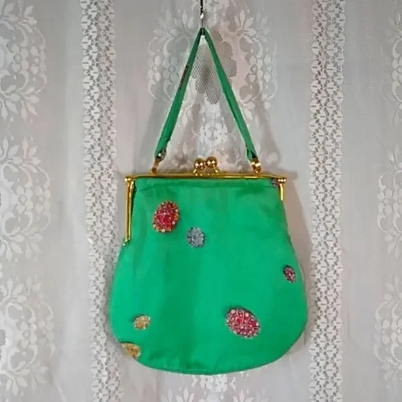 VTG Guido Ravasi All Silk Hand Printco Ravassi-Como Embroidered Made In Italy